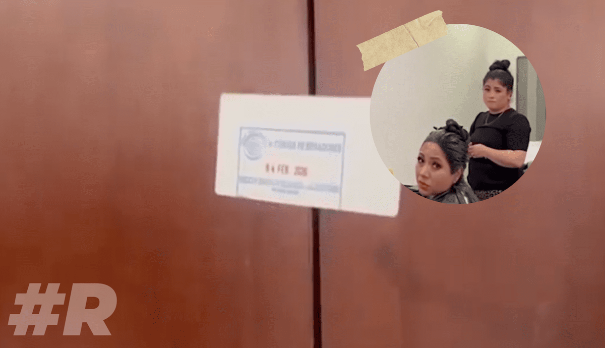 Salón de belleza en el Senado