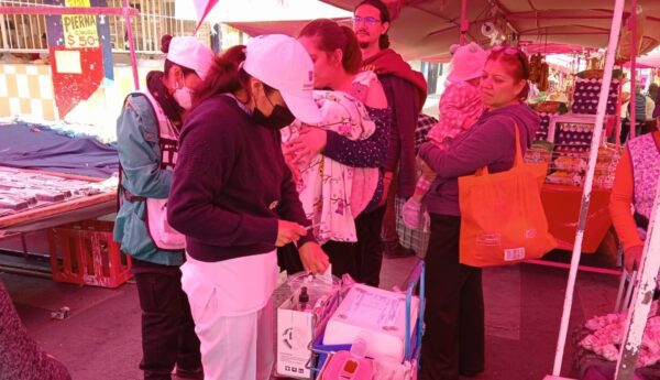 Vacunación sarampión en la Venustiano Carranza