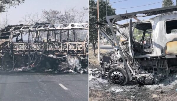 Bloqueos y balaceras se desatan en estados de México: Jalisco