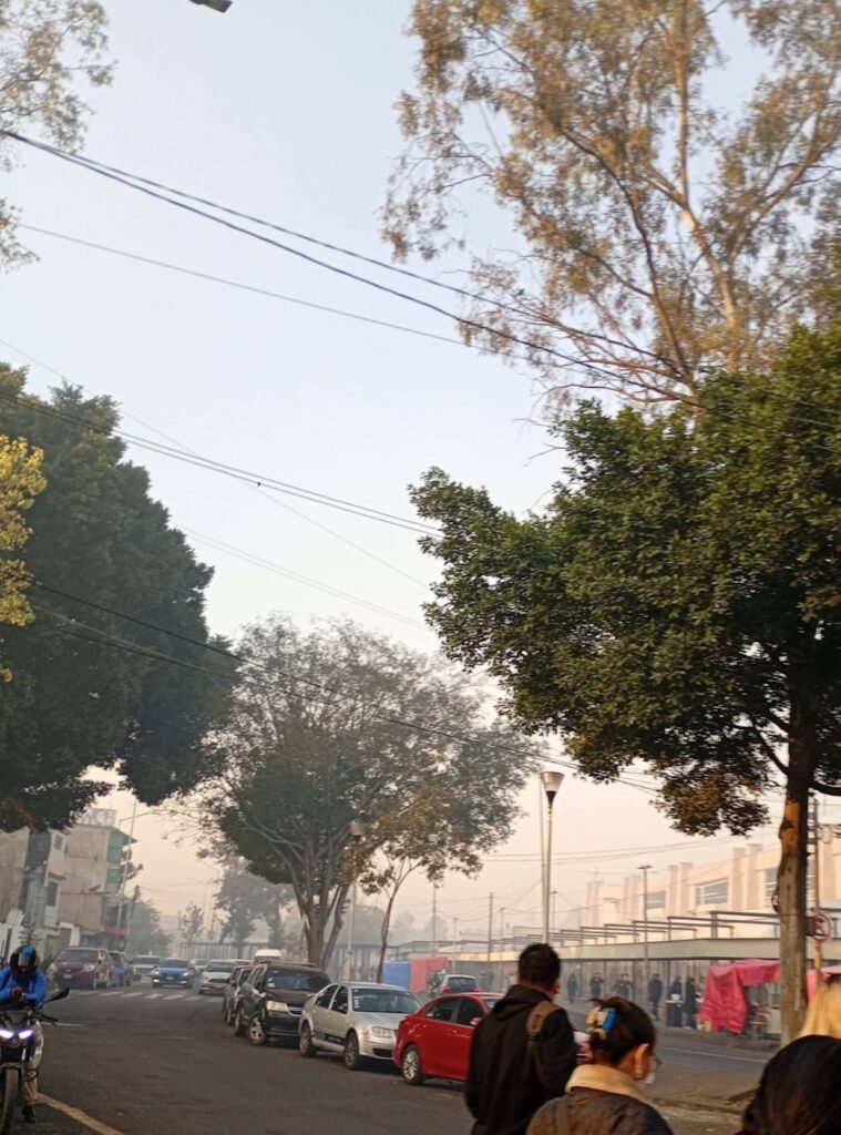 Incendio hoy bordo de Xochiaca neza