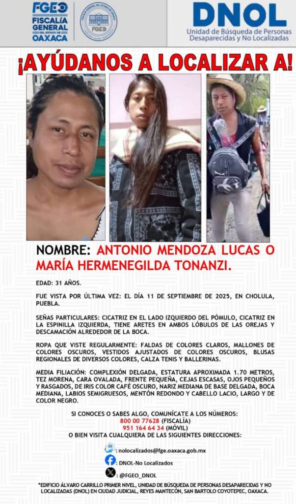 María Hermenegilda Tonanzi mujer trans desaparecida