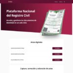 Acta de nacimiento digital