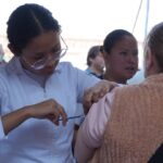 Vacunación sarampión en la Magdalena Contreras