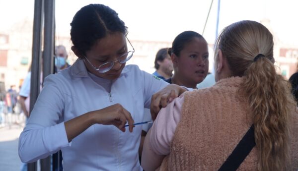 Vacunación sarampión en la Magdalena Contreras