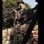 Familia de Emiliano Zapata respalda marcha del 8M pese a pintas en su estatua