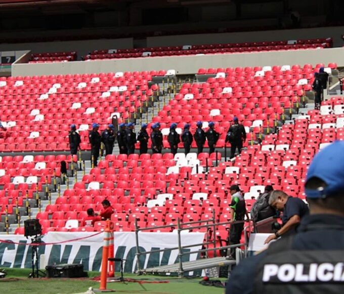 Imagen del estadio azteca para nota del aficionado que murió
