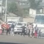 Bloqueo en la Caseta de Chalco hoy México-Puebla