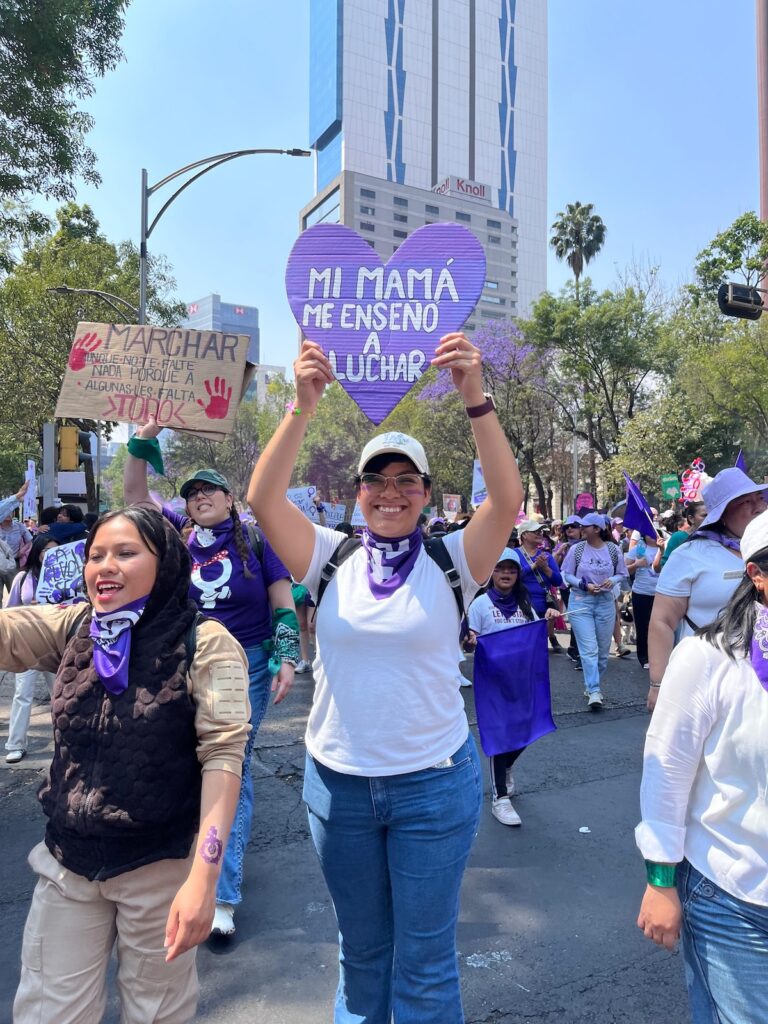 carteles marcha 8m cdmx