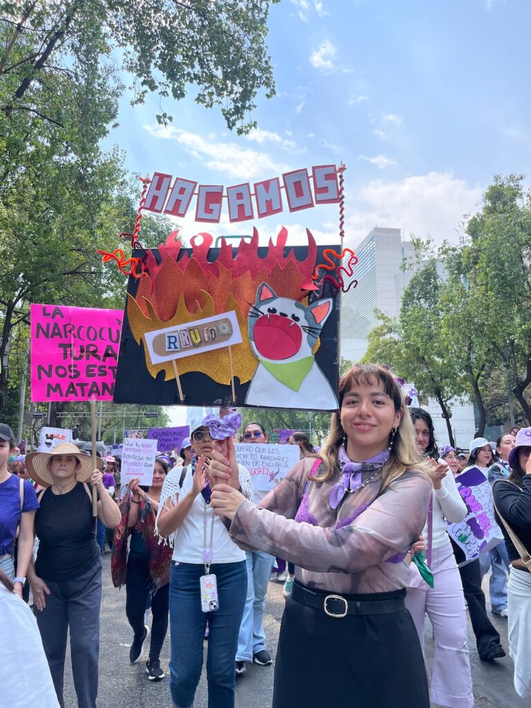 carteles marcha 8m cdmx