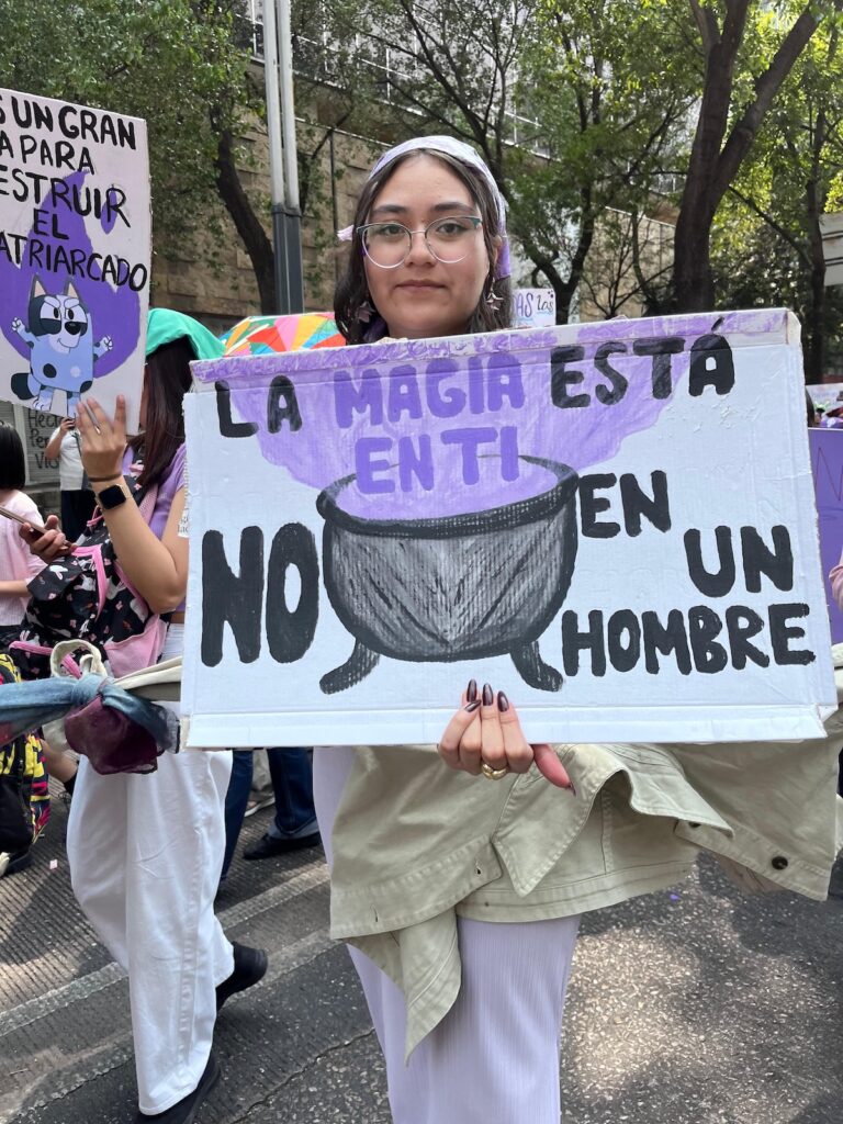 carteles marcha 8m cdmx