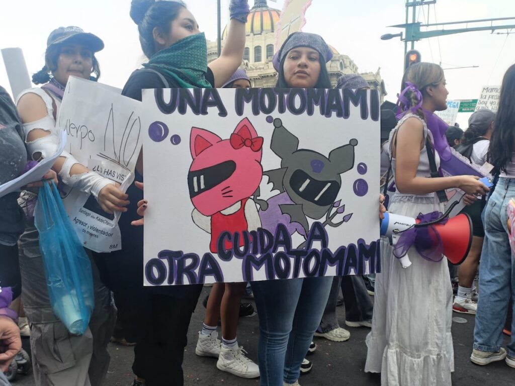marcha 8m cdmx carteles carteles