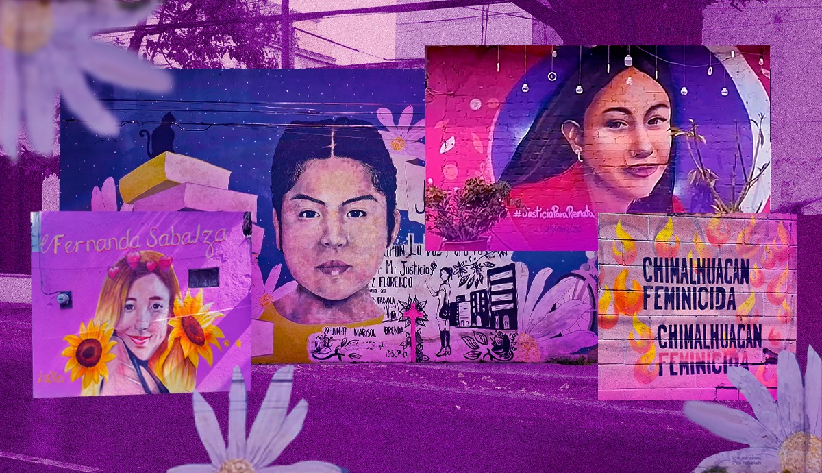murales víctimas de feminicidio