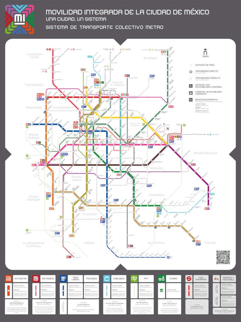 mapa metro cdmx