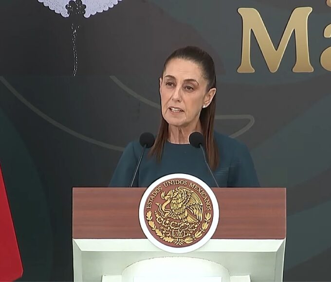 Sheinbaum intervención extranjera discurso batalla de Puebla