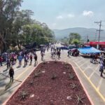 foto para nota del bloqueo hoy en oaxaca