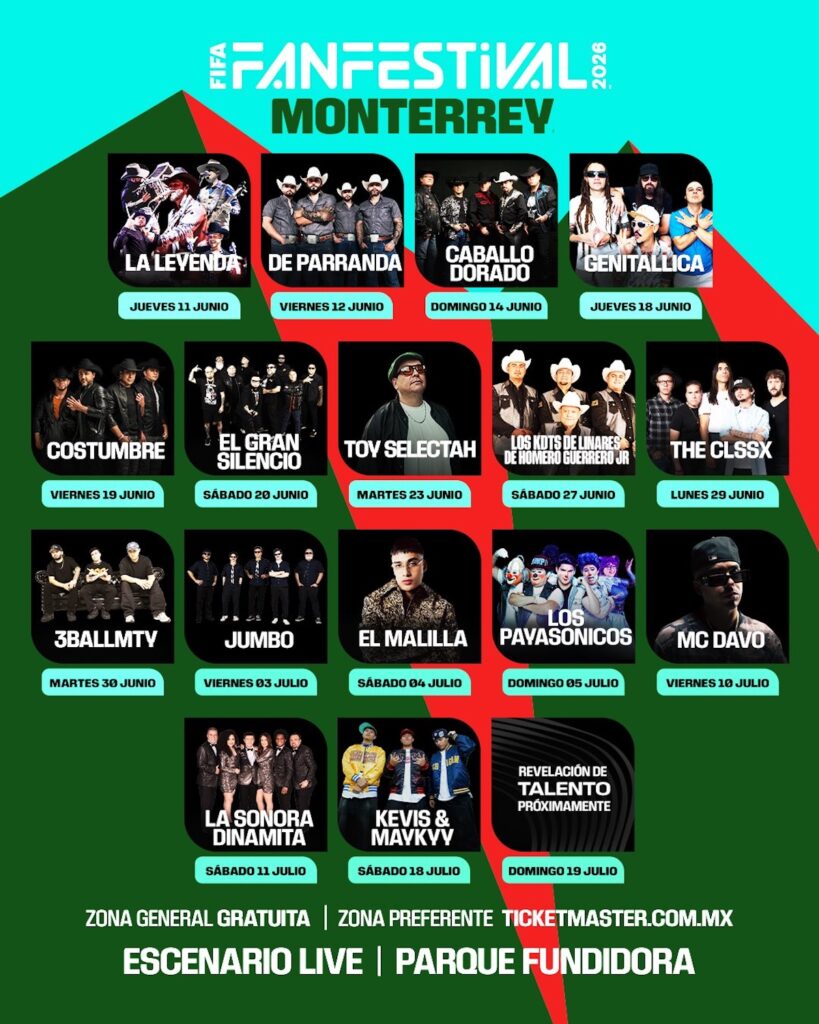 fan fest monterrey conciertos