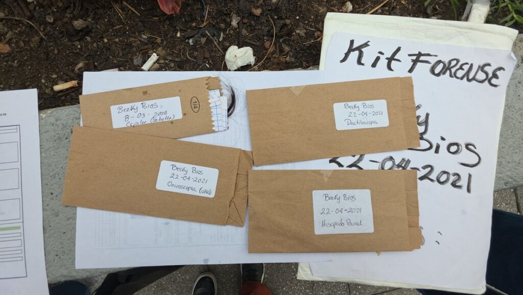 kit forense desaparecidos
