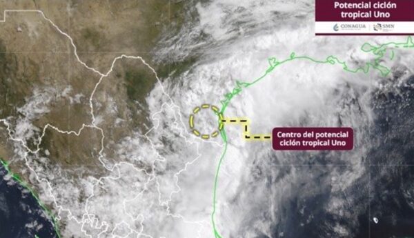 Ciclón Tropical Uno Golfo de México