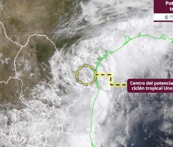 Ciclón Tropical Uno Golfo de México
