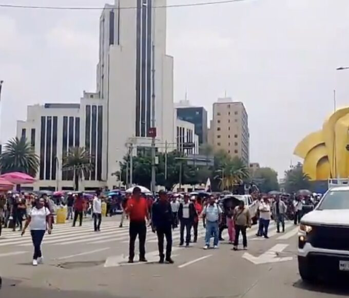 Dónde hay marcha de la CNTE hoy en CDMX