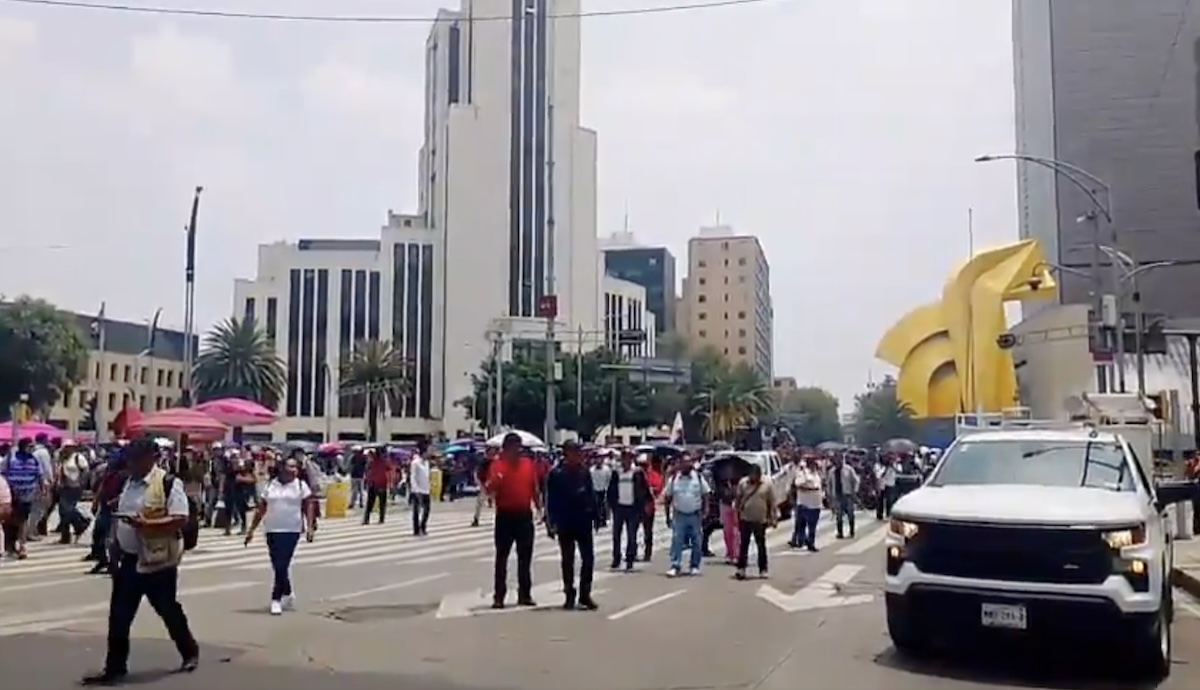 Dónde hay marcha de la CNTE hoy en CDMX