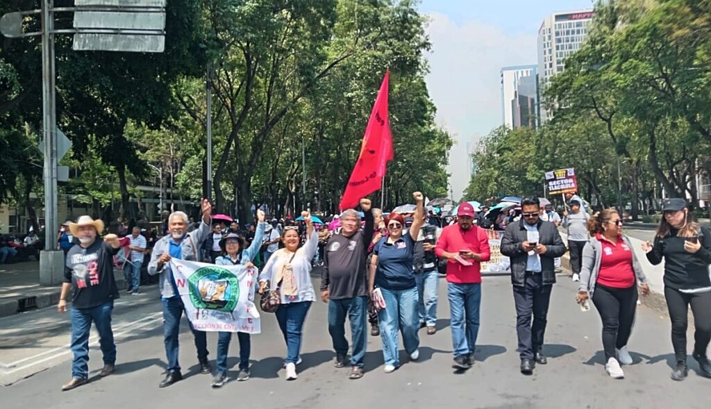 marcha CNTE hoy CDMX calles cerradas