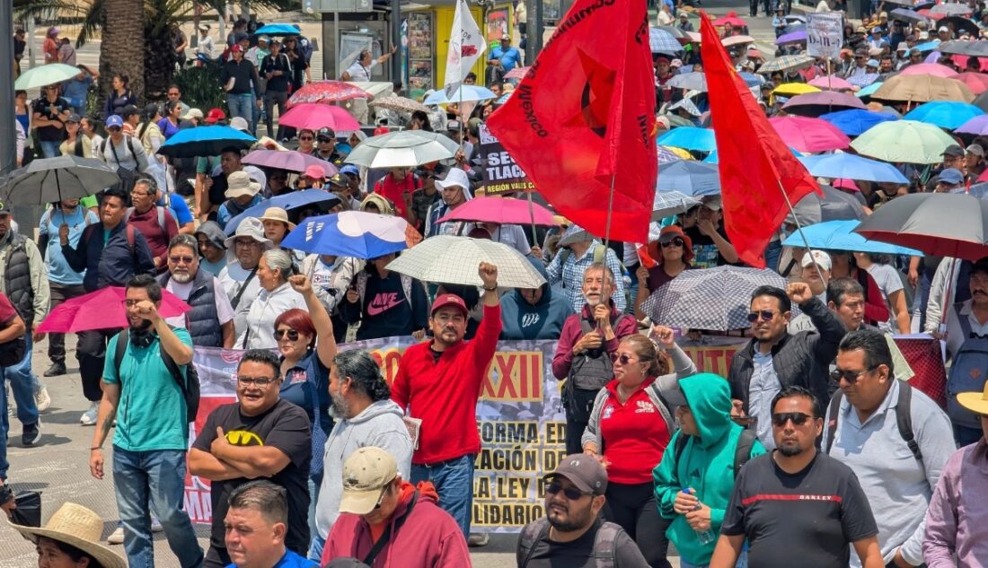 Marcha CNTE hoy CDMX