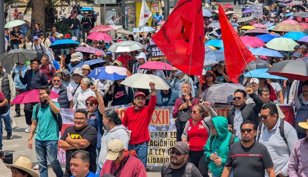 Marcha CNTE hoy CDMX