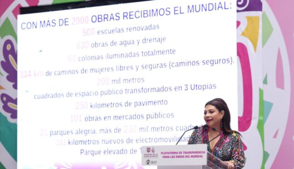 CDMX presenta plataforma para transparentar obras e inversión pública rumbo al Mundial 2026