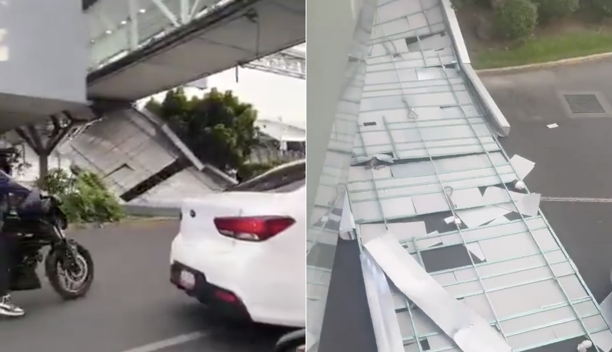Accidente en Terminal 1 del AICM
