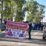 foto del bloqueo en la autopista México-Querétaro