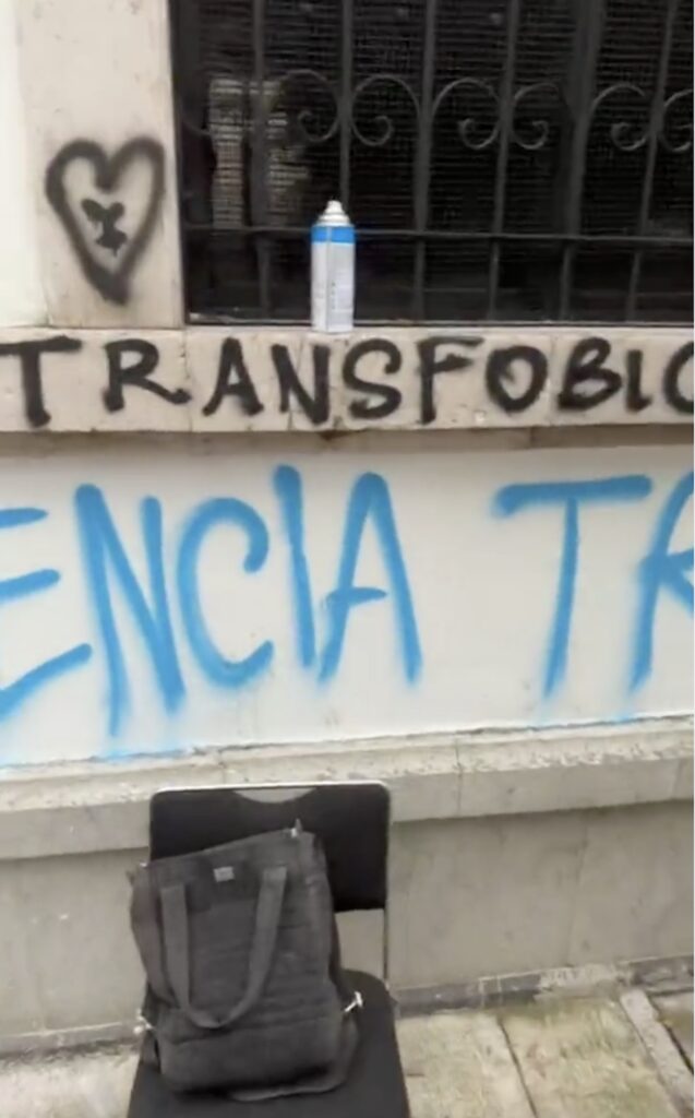Colectivos trans desalojo Segob