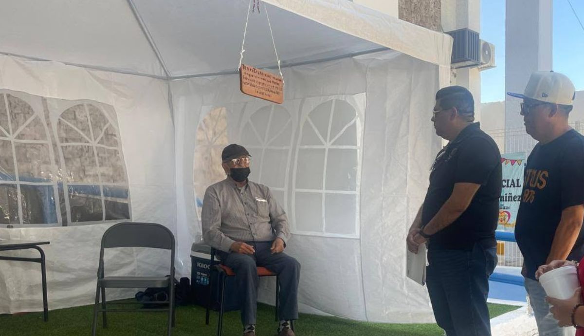 Jorge García Ramírez mantienen una huelga de hambre para exigir educación inicial en Sonora