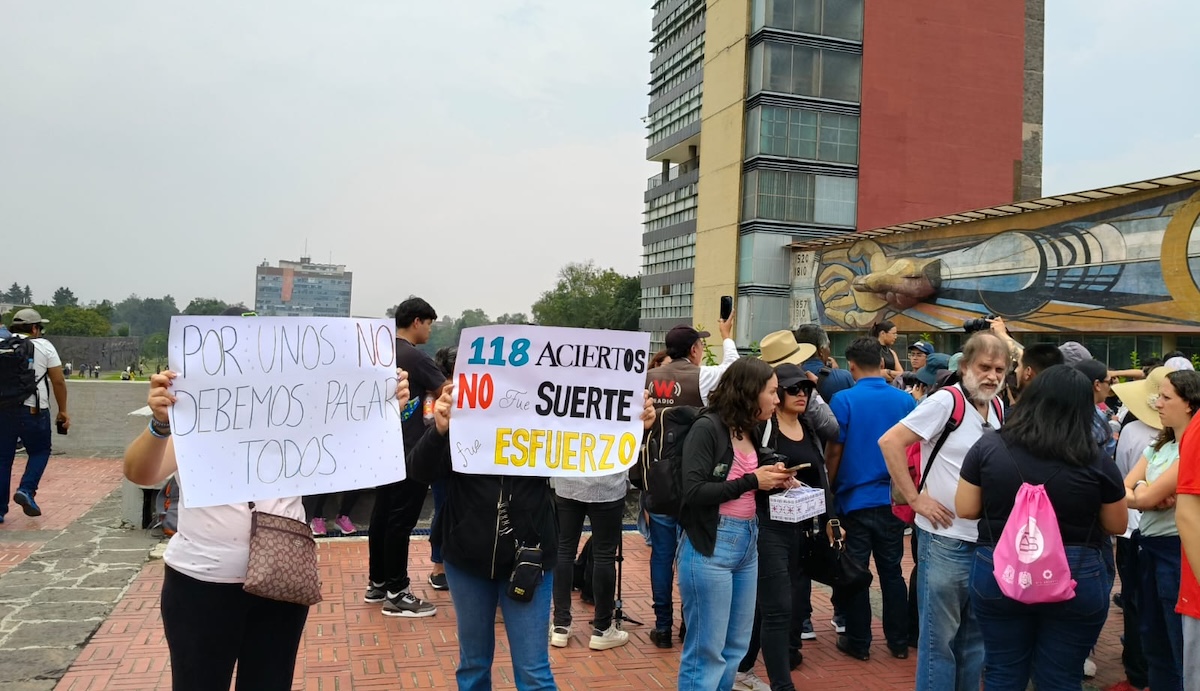 aspirantes protesta hoy unam
