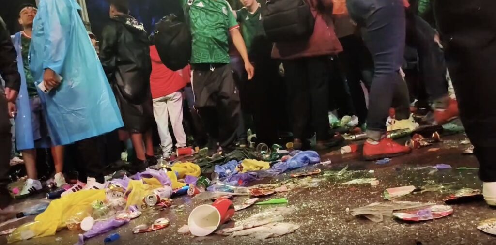 basura del Mundial