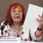 Foto de Rosario Ibarra de Piedra para nota de la recomendación de la CNDH sobre el caso Ayotinapa