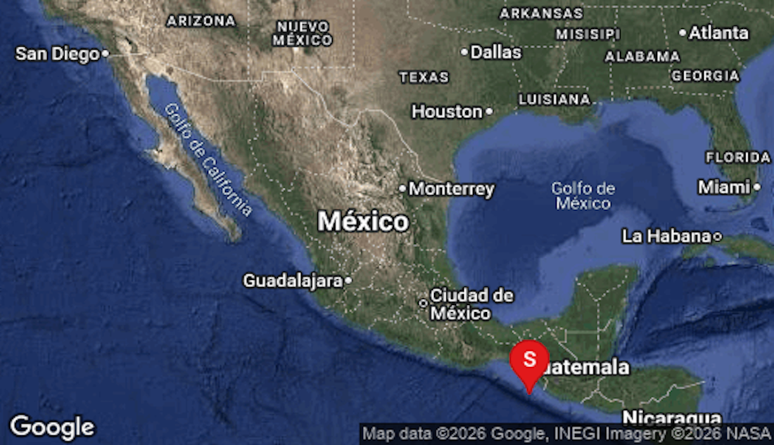 Sismo de magnitud 7.4 sacude a Chiapas y activa alerta de tsunami