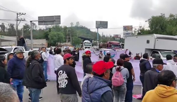 Bloqueo hoy en la México-Pachuca