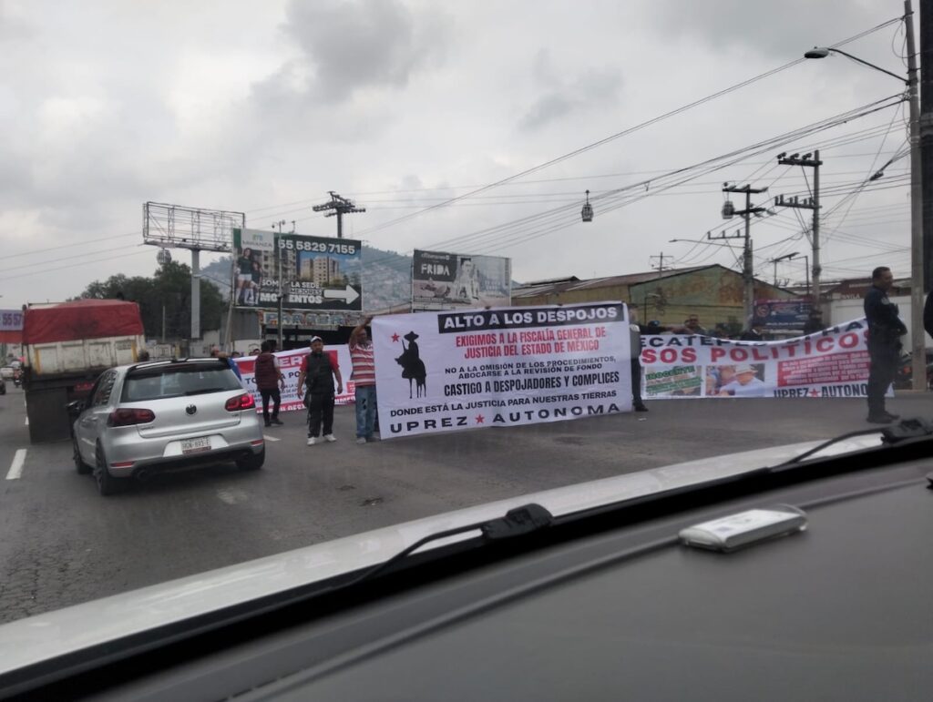 Bloqueo hoy en la México-Pachuca el vigilante