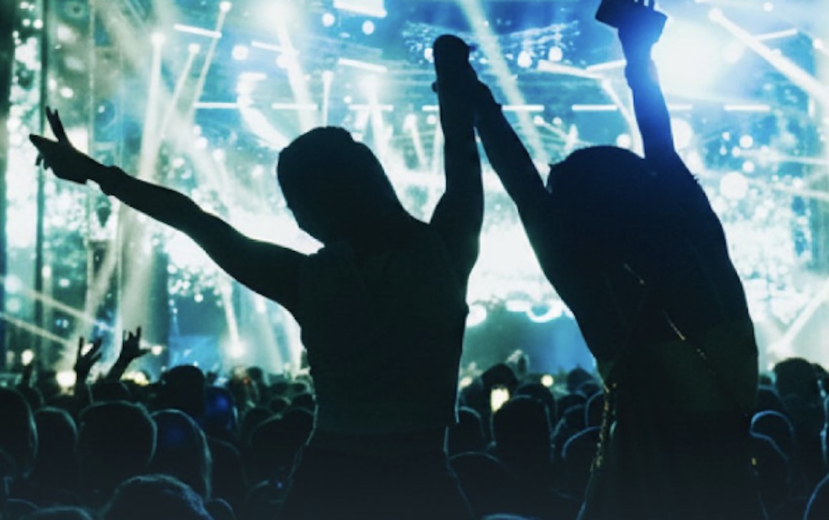 Imagen de personas en concierto