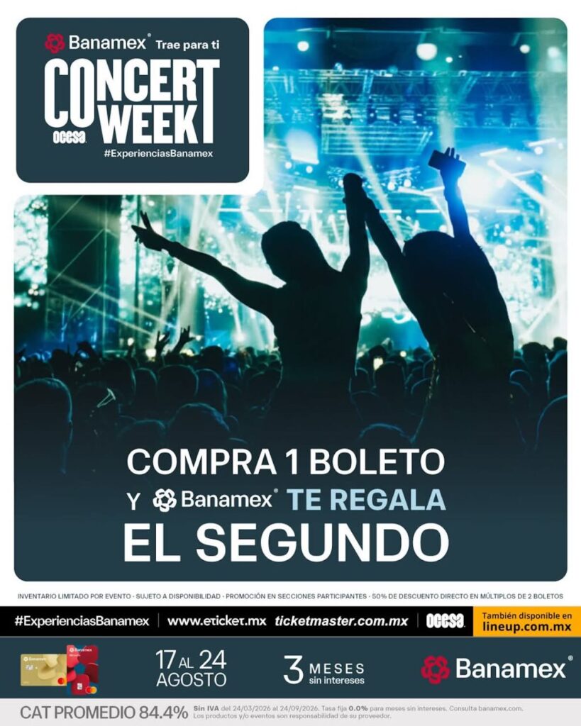 cartel de la Concert Week Ocesa 2026