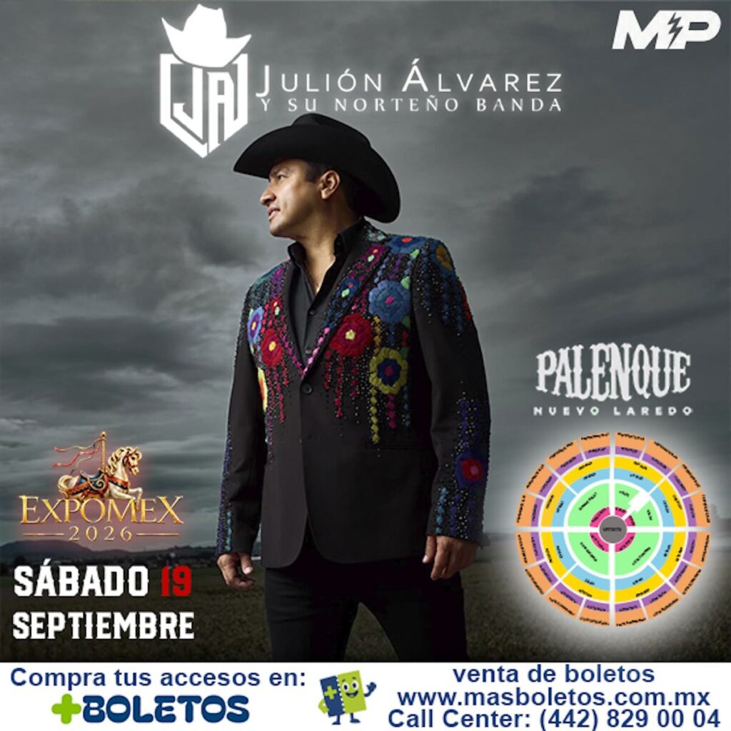 cartel e la venta de Boletos Julión Álvarez en Nuevo Laredo 2026