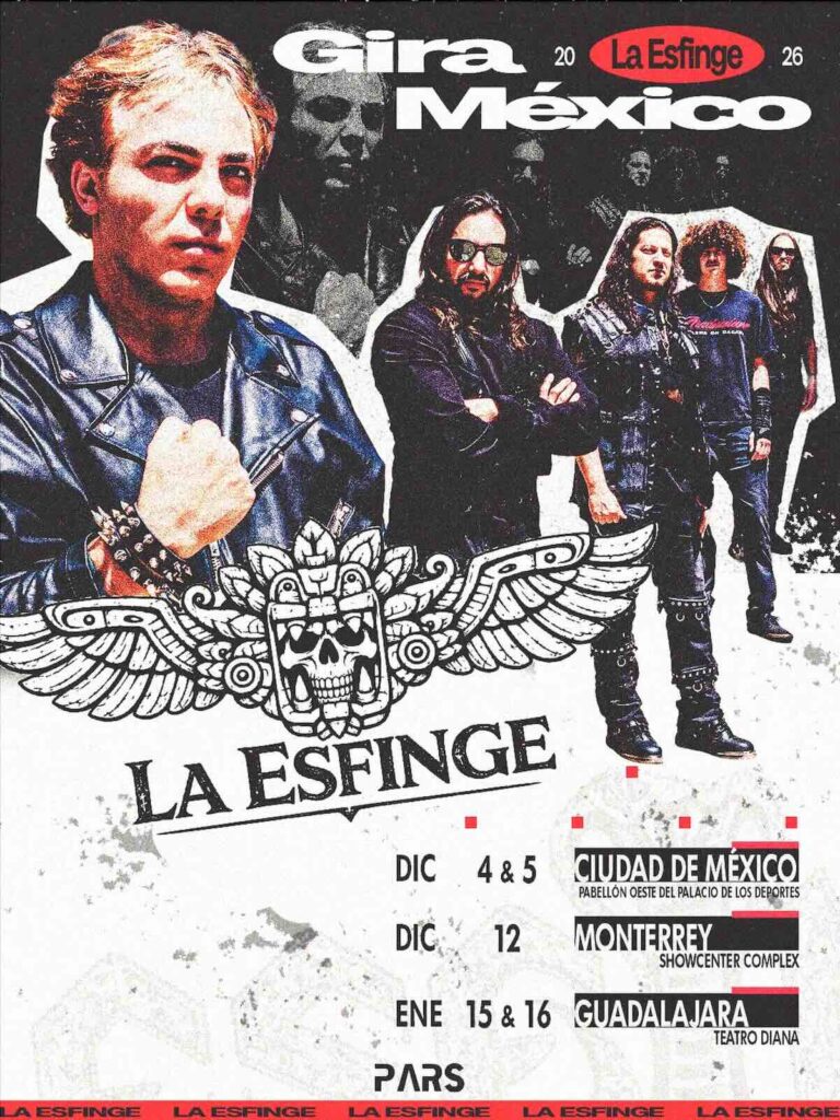 cartel Preventa y venta de boletos para La Esfinge de Cristian Castro 2026