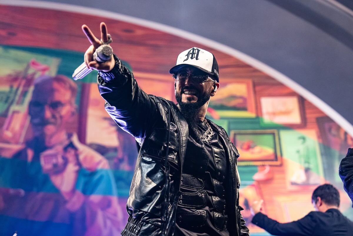 Foto de Yandel en concierto