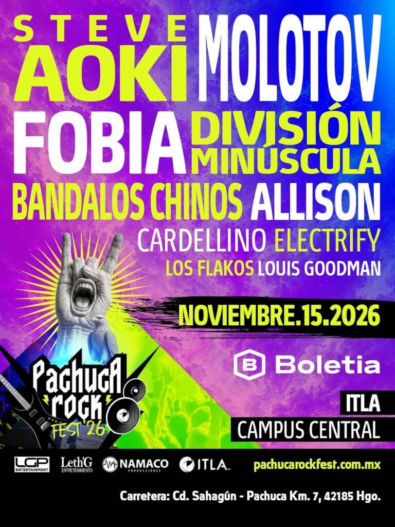 Cartel del Pachuca Rock Fest 2026