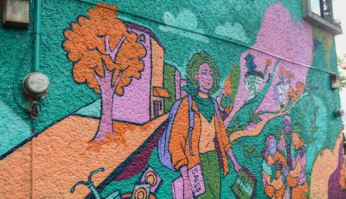 Murales llevan el tema del aborto a las calles de CDMX