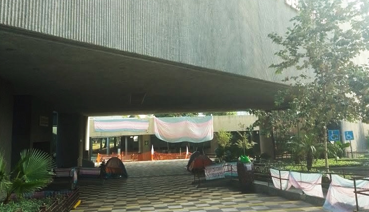Plantón trans Monterrey