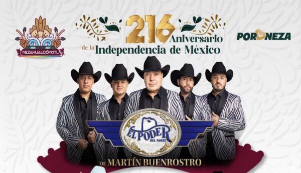 artistas en Grito del 15 de septiembre en Ecatepec