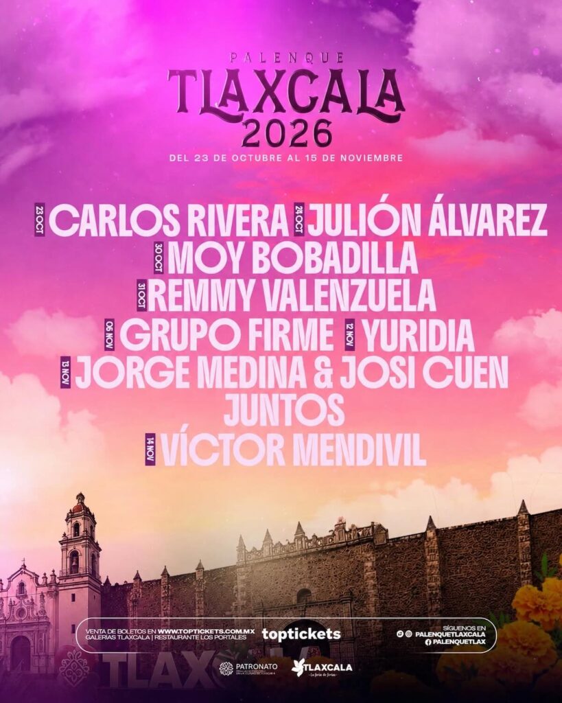 cartelera del Palenque de la Feria de Tlaxcala 2026