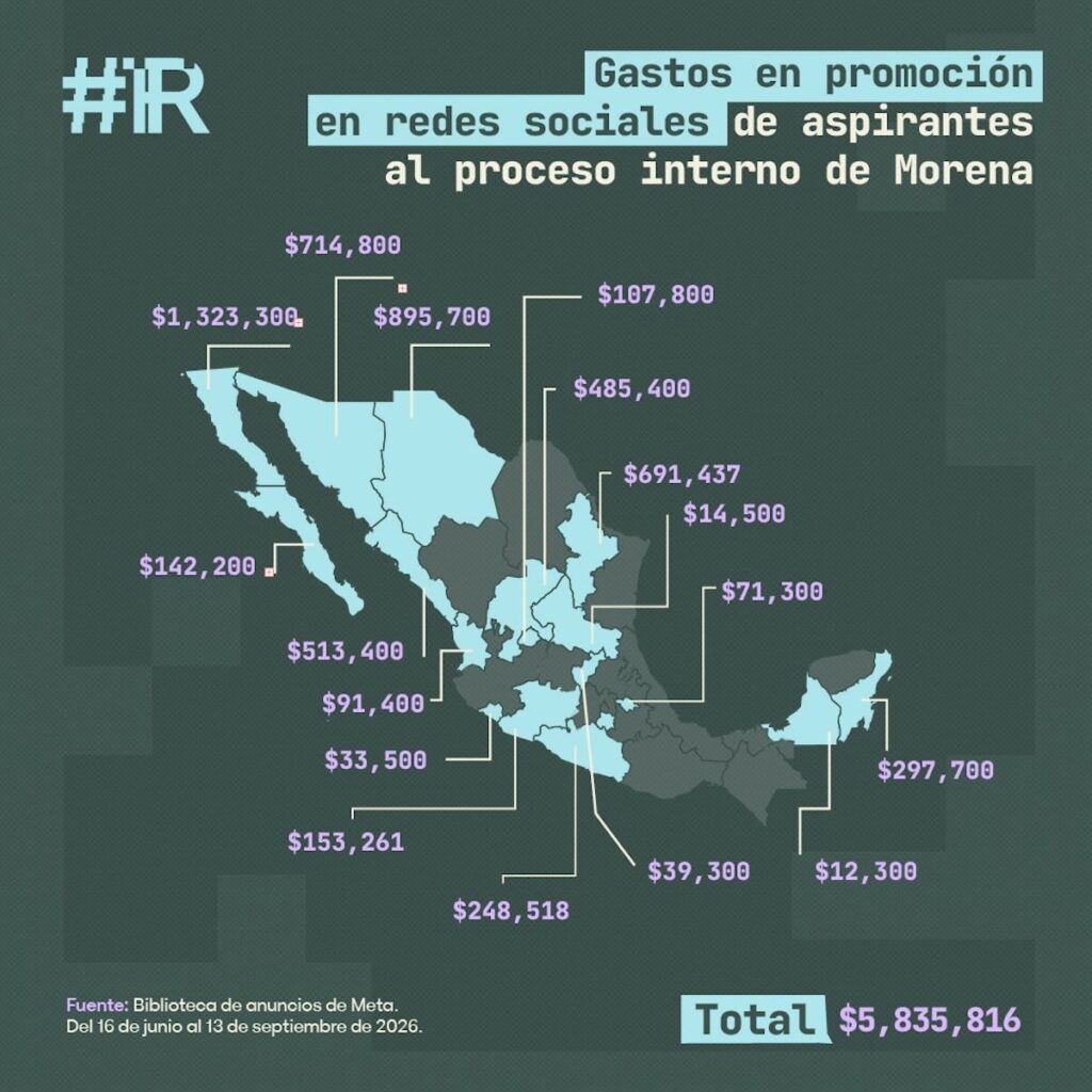 Imagen del gasto de precampañas